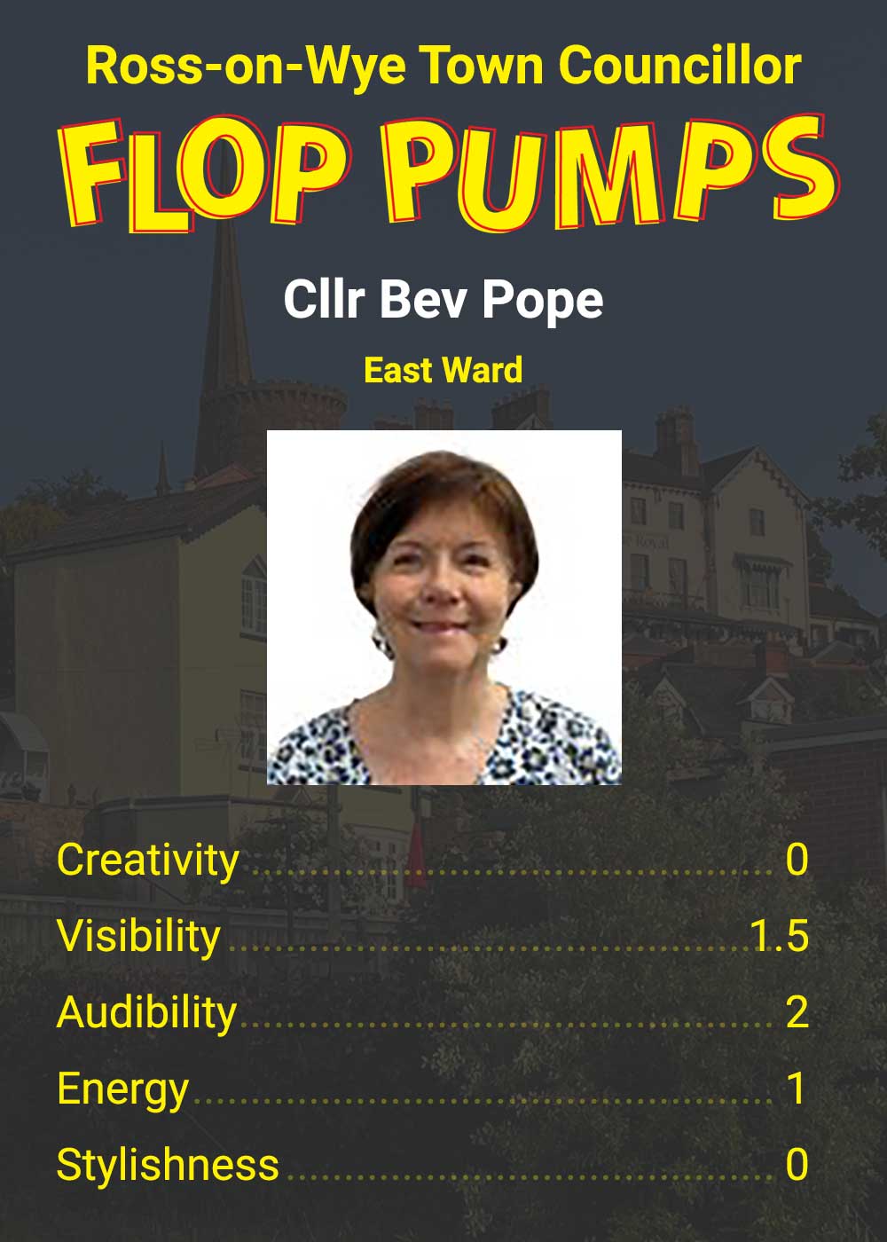 Ross-on-Wye Town Councillor Bev Pope
