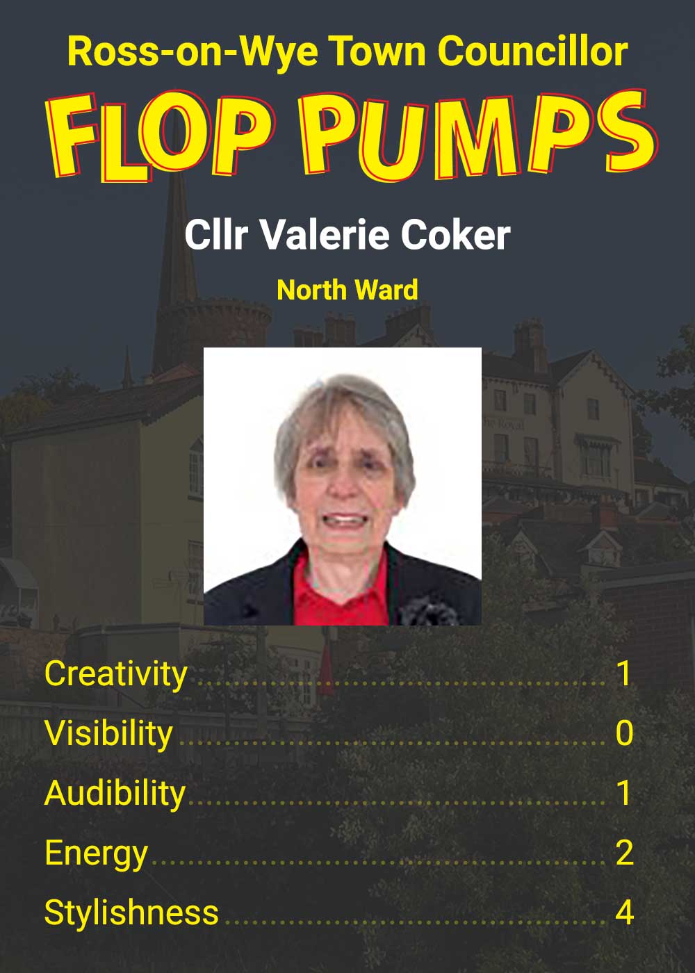 Ross-on-Wye Town Councillor Valerie Coker