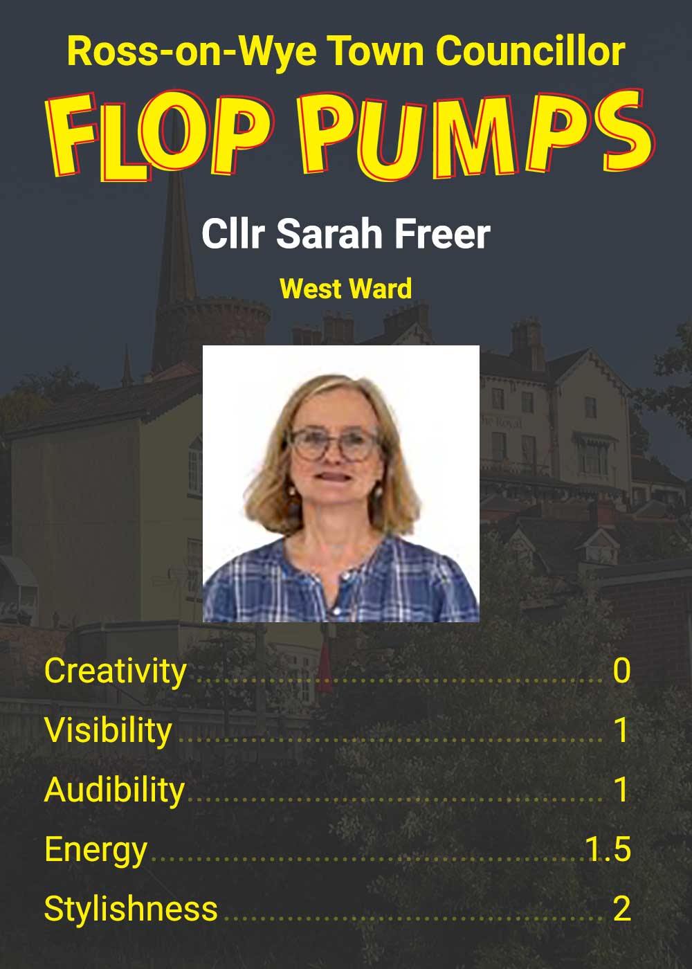 Ross-on-Wye Town Councillor Sarah Freer